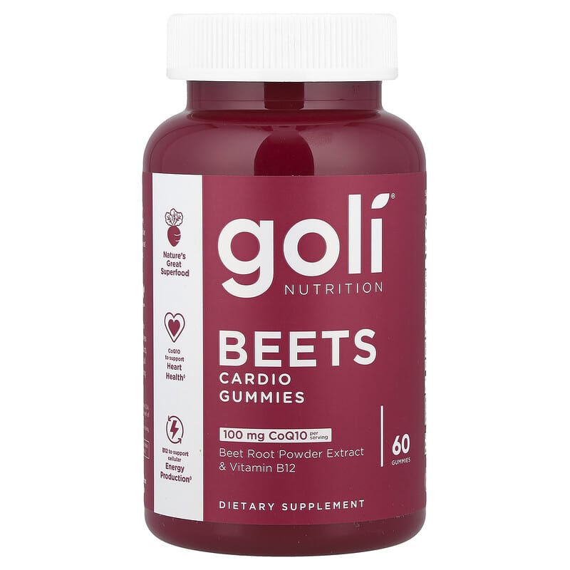 Goli Nutrition Beets Cardio Gummies 60 pzas