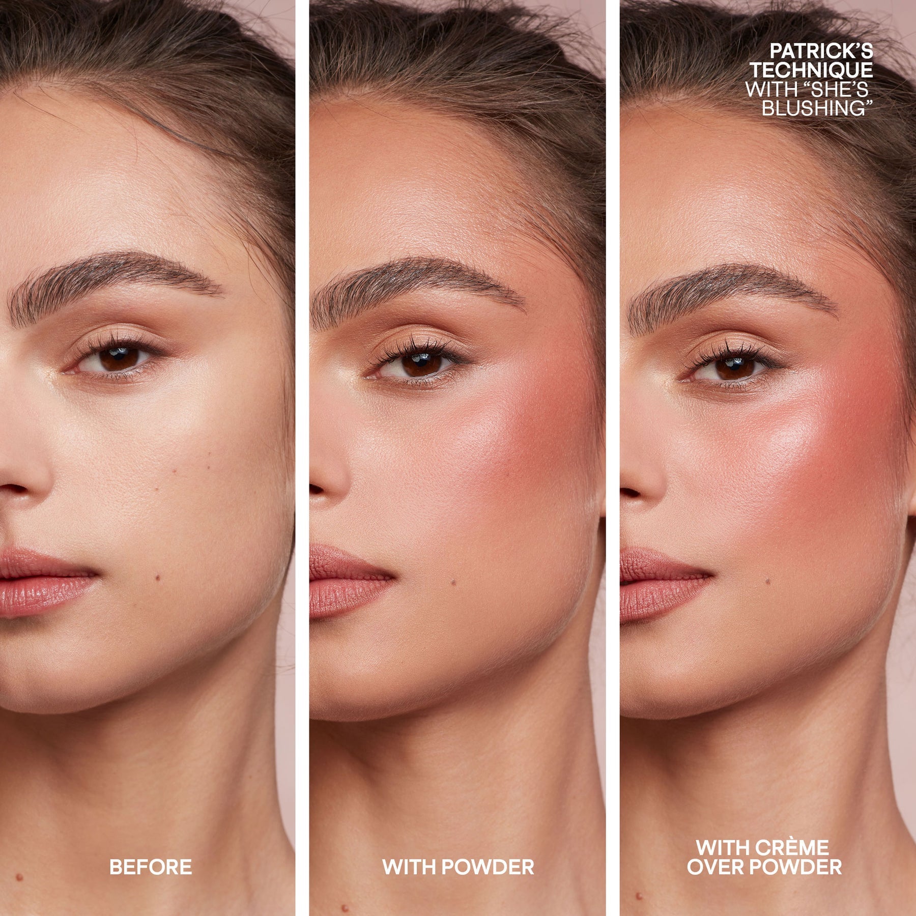 Patrick Ta  Major Headlines Double-Take Crème & Powder Blush Duo (Dúo De Rubor) 0.17 oz./5.0 g (She´s Blushing)