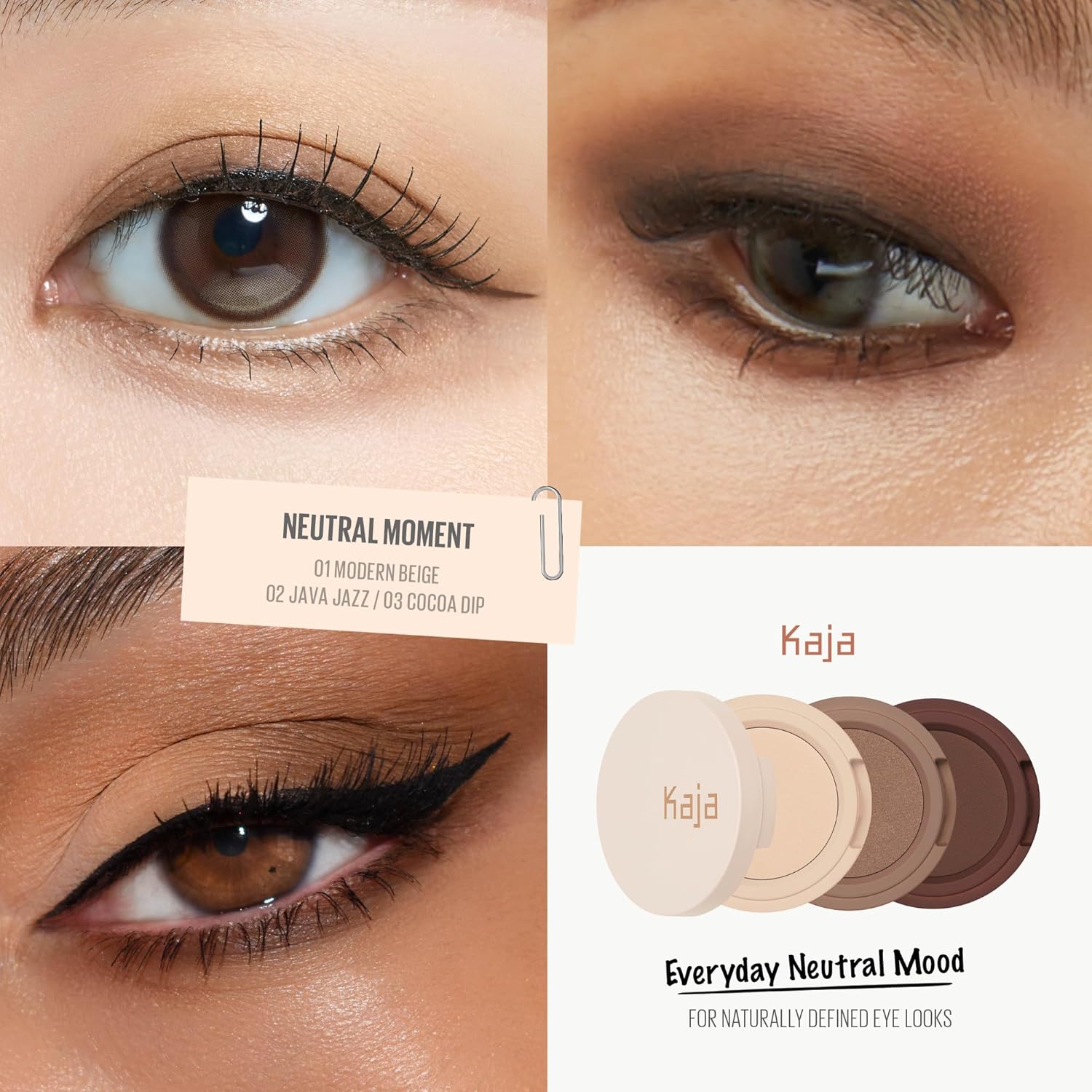 Kaja Beauty Bento 14 neutral moment 3.9 g./0.13 oz.
