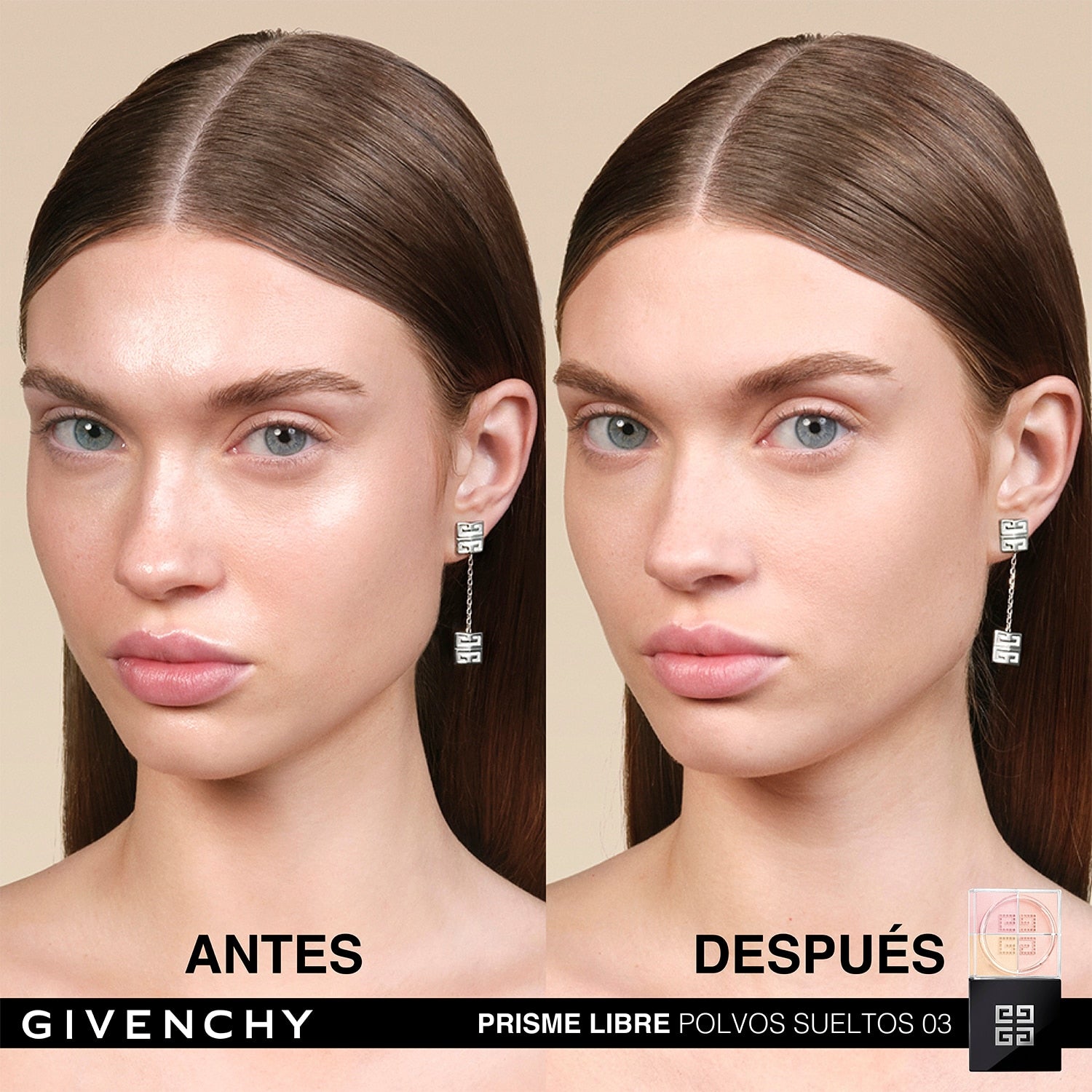 Givenchy Prisme Libre 4-Color Loose Powdwe Net. wt. .35 oz. (03 Voile Rosé)