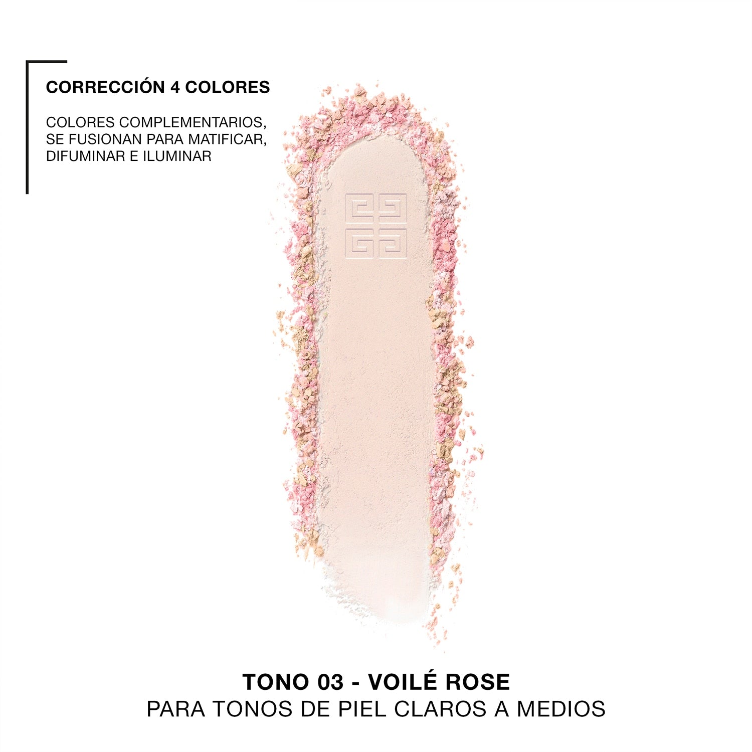 Givenchy Prisme Libre 4-Color Loose Powdwe Net. wt. .35 oz. (03 Voile Rosé)