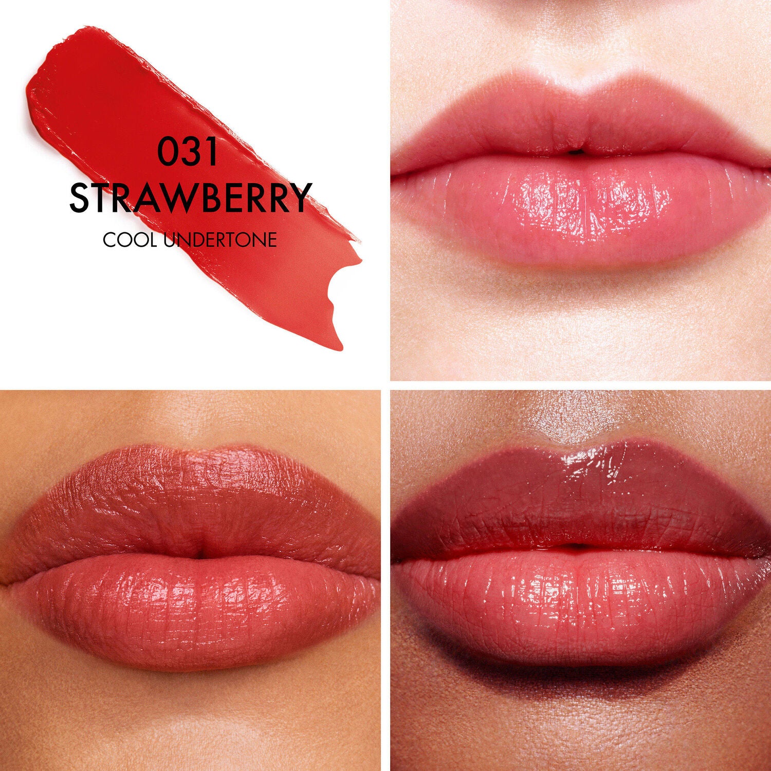 Dior Addict Lip Glow (031 Strawberry) 3,2 g. / Net Wt. 0.11 oz.