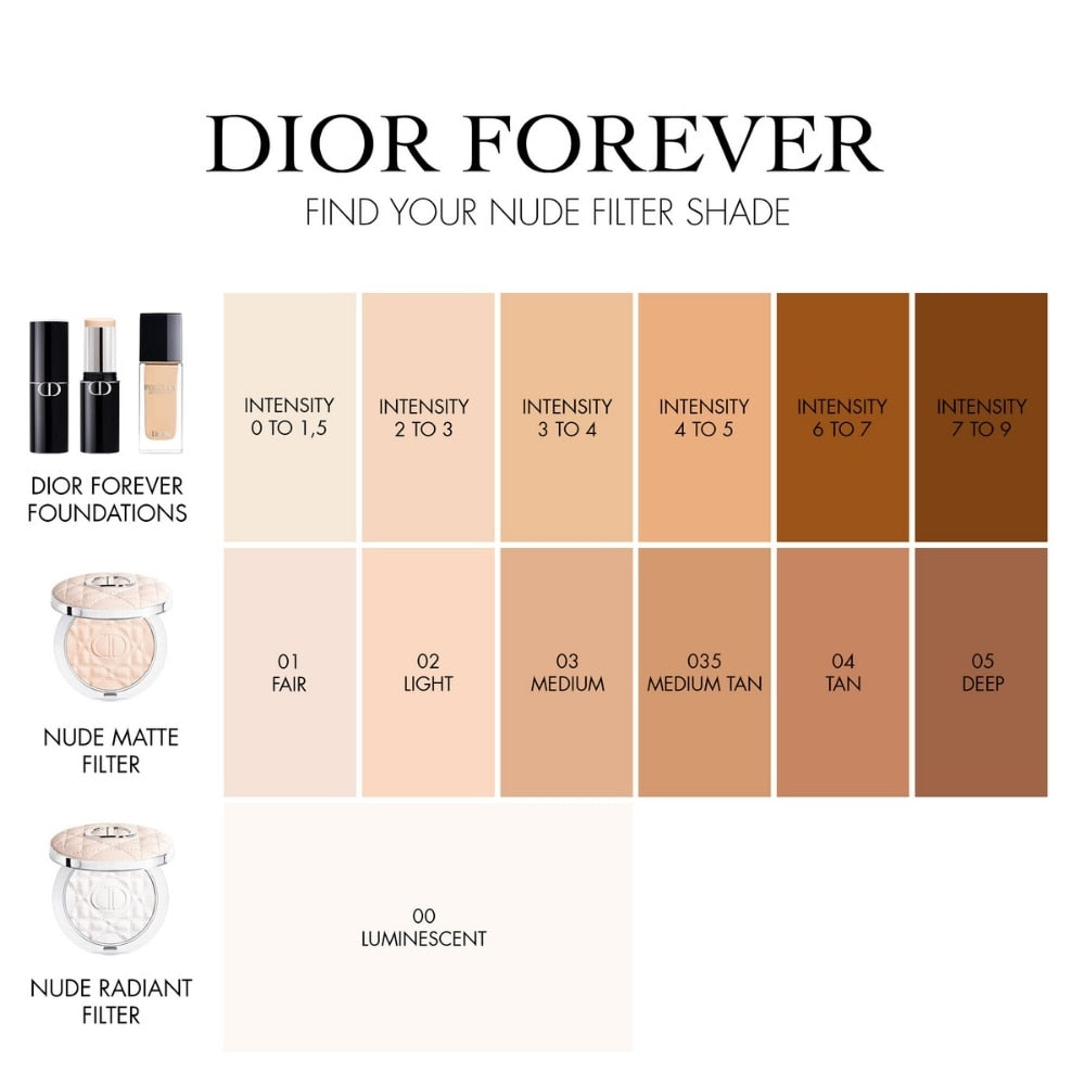 Dior Forever Nude Radiant Filter 6 g. / Net. wt. 0.21 oz. (00 Luminescent)