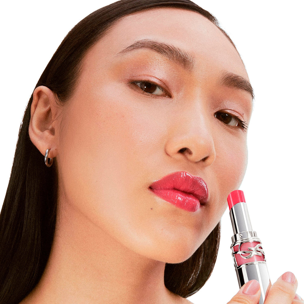 YSL Loveshine Net Wt. 0.11 oz. / 3.2 g. (212 Deep Ruby)