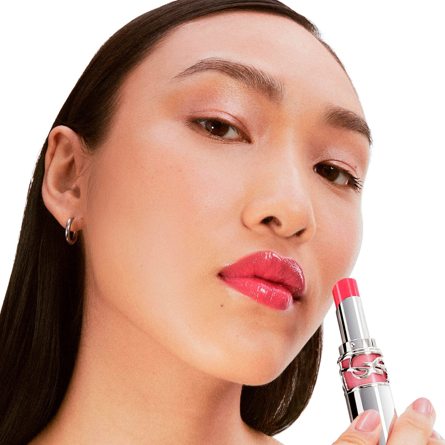 YSL Loveshine Net Wt. 0.11 oz. / 3.2 g. (212 Deep Ruby)
