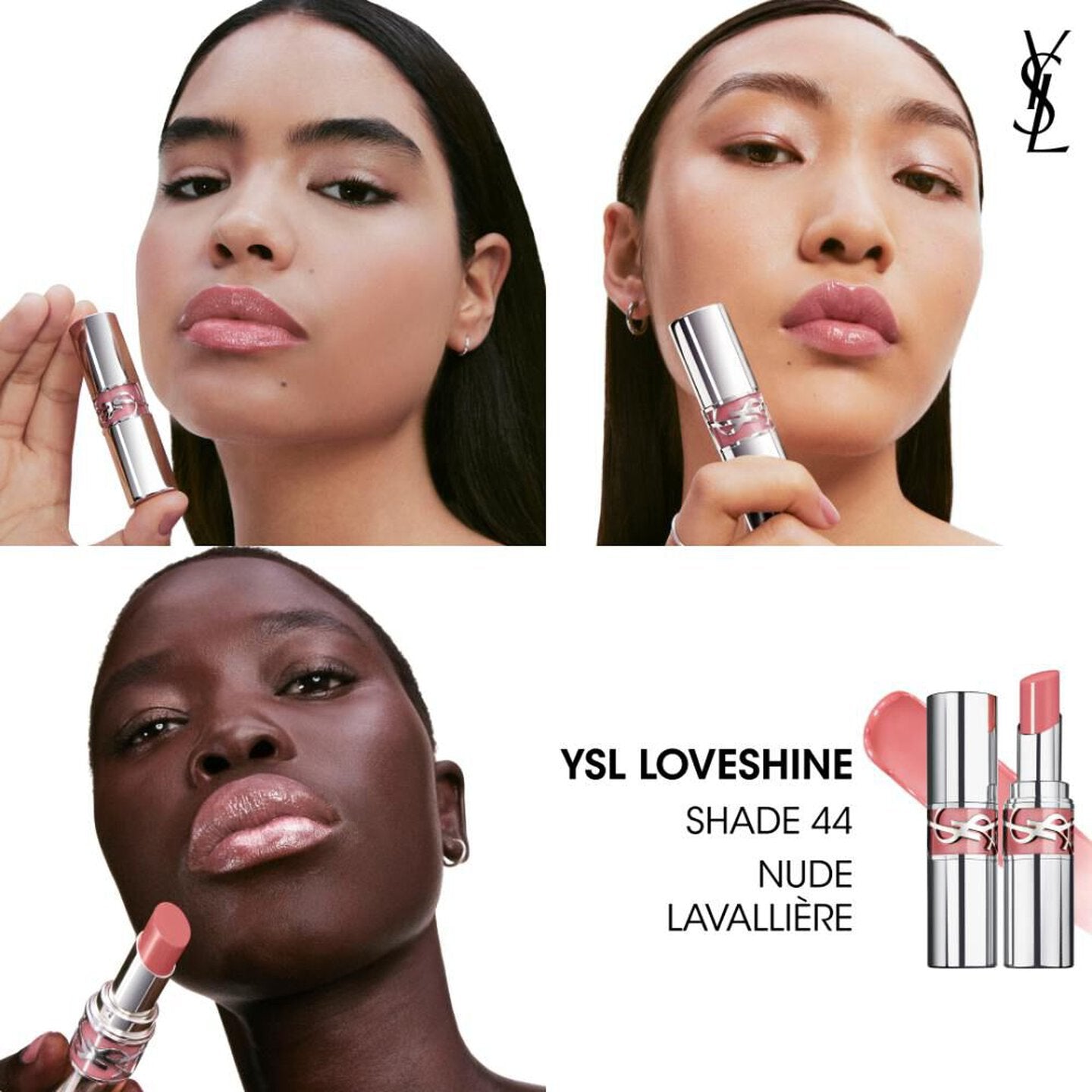 YSL Loveshine Net Wt. 0.11 oz. / 3.2 g. (44 Nude Lavallièr)