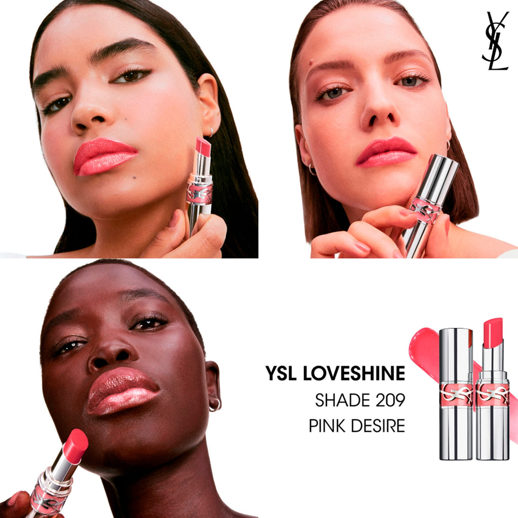 YSL Loveshine Net Wt. 0.11 oz. / 3.2 g. (209 Pink Desire)