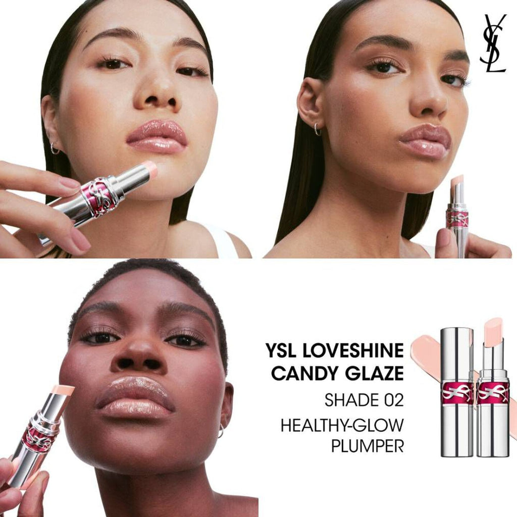 YSL Loveshine Candy Glaze Net Wt. 0.11 oz. / 3.2 g. (2 Healty-Glow Plumper)