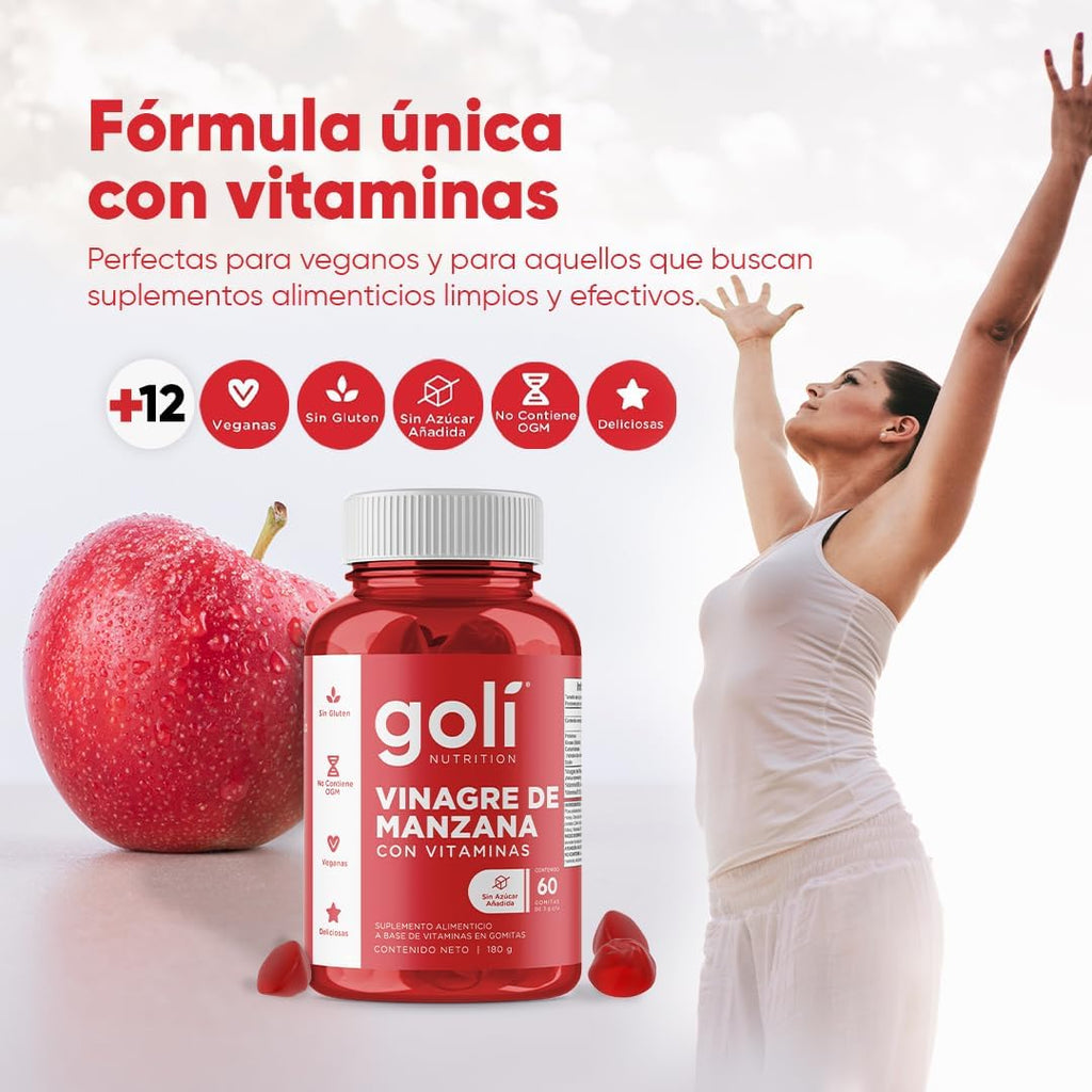 Goli Nutrition Apple Cinder Vinegar Gummies 60 pzas