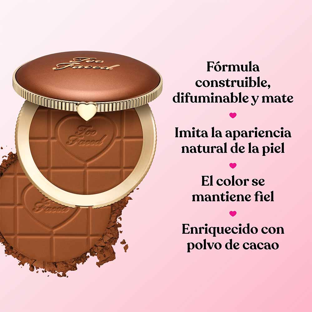 Too Faced Chocolate Soleil Matte Blurring Bronzer 8 g / 0.28 oz (Milk Chocolate)