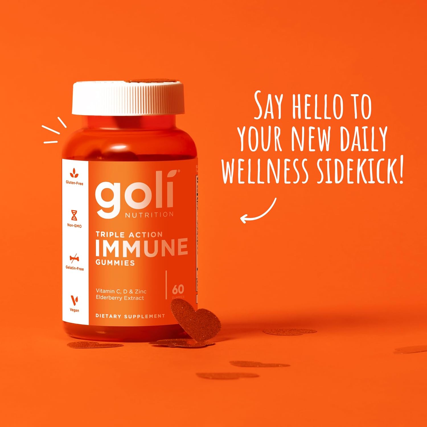 Goli Nutrition Triple Action Immune Gummies 60 pzas