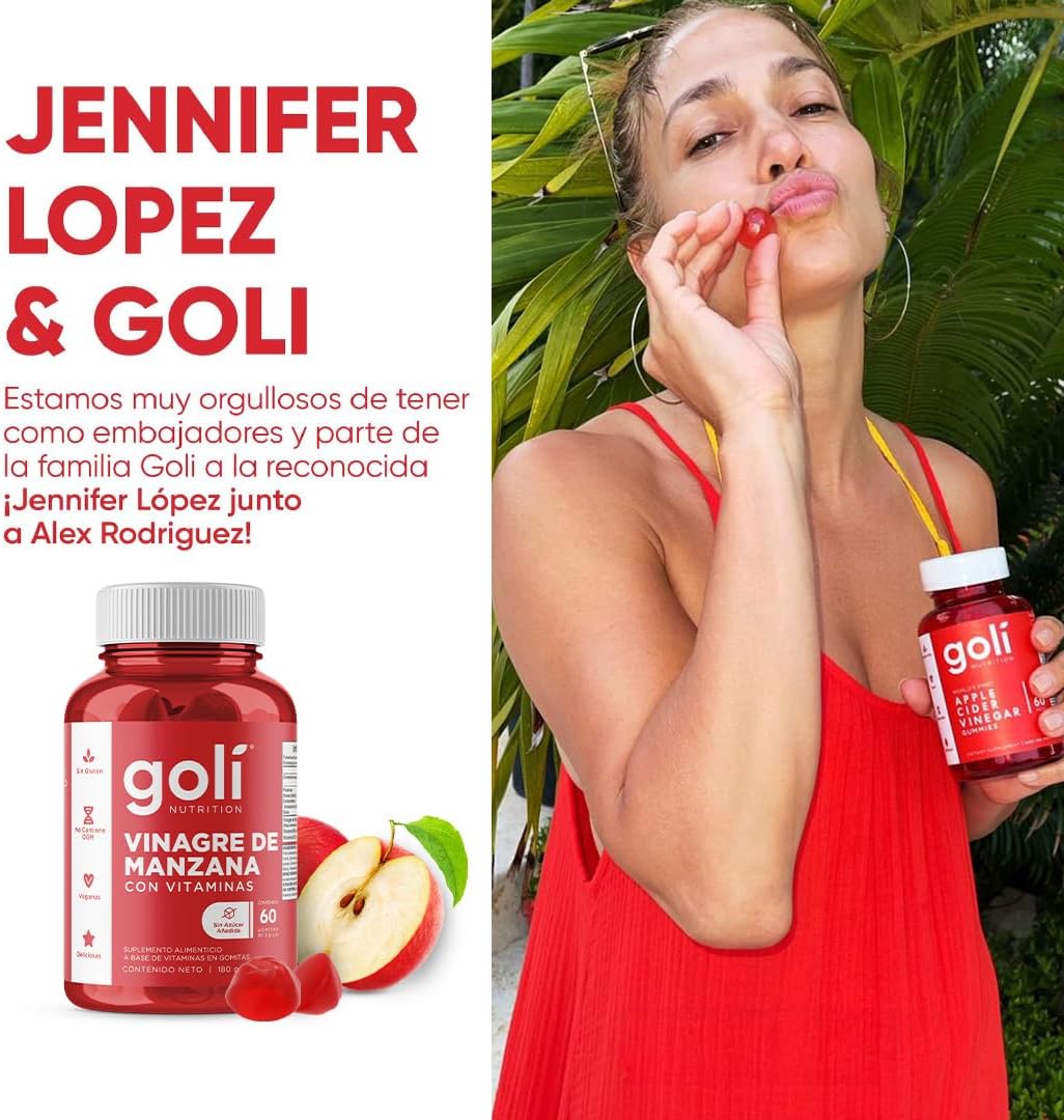 Goli Nutrition Apple Cinder Vinegar Gummies 60 pzas