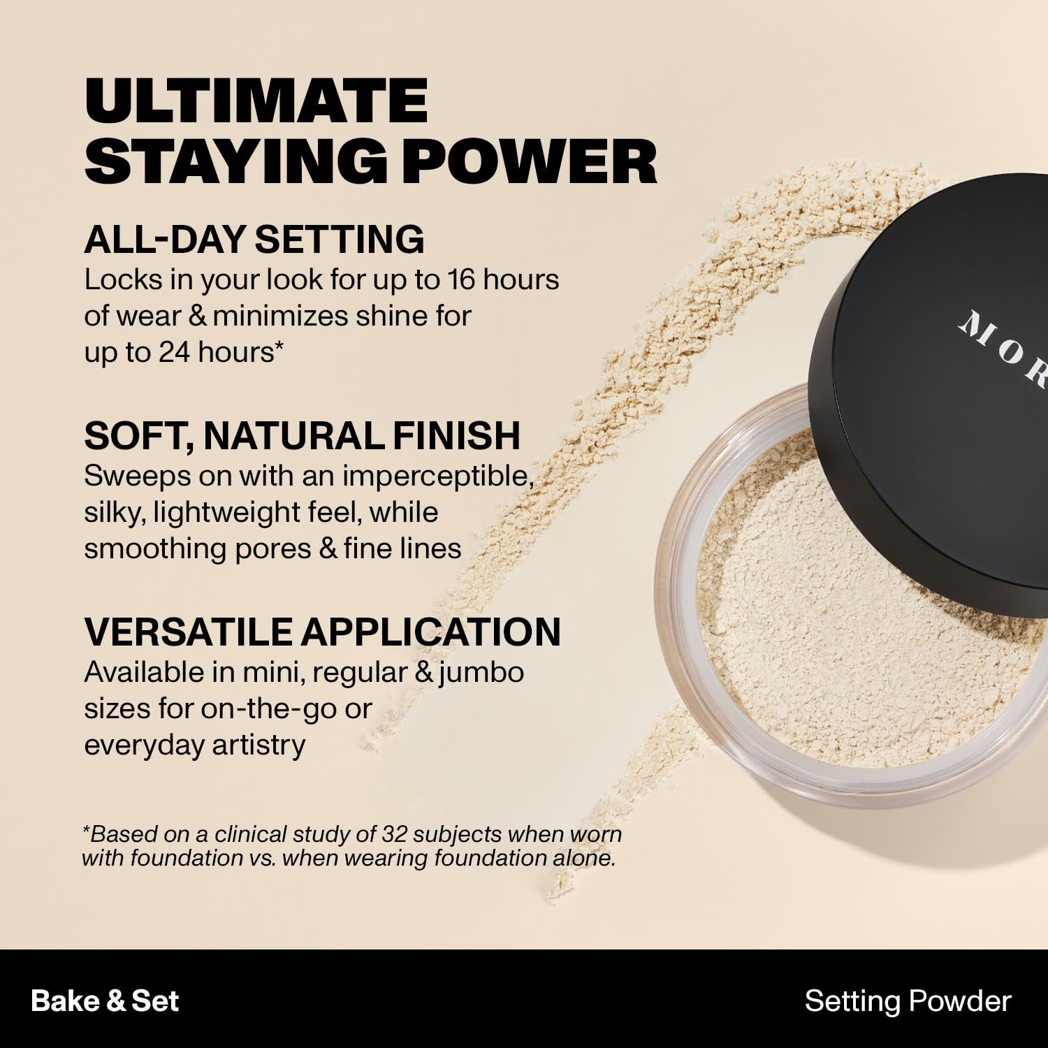Morphe Mini Bake & Set Setting Powder 2.6 g. / 0.09 oz.