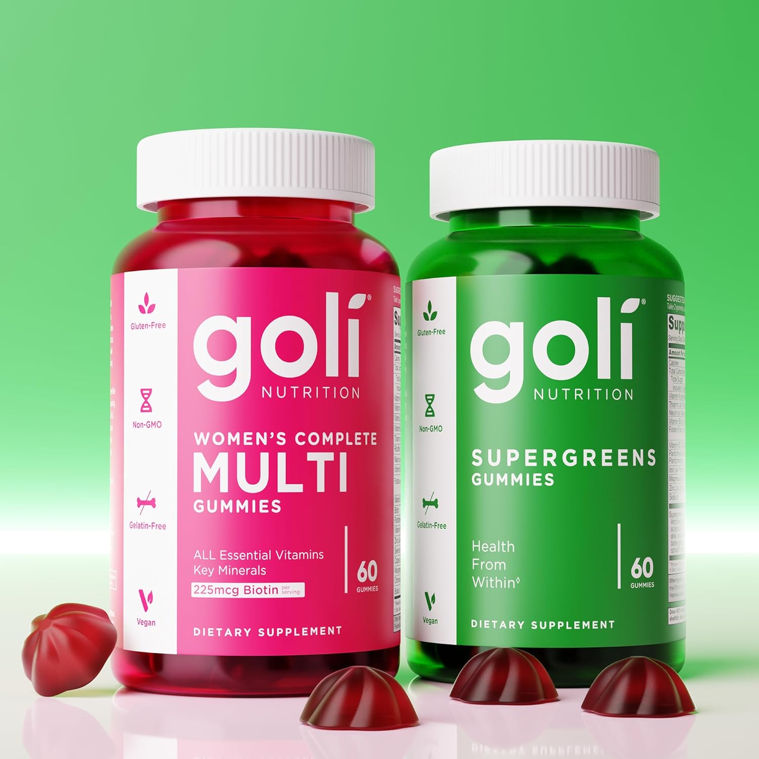 Goli Nutrition Supergreens Gummies 60 pzas