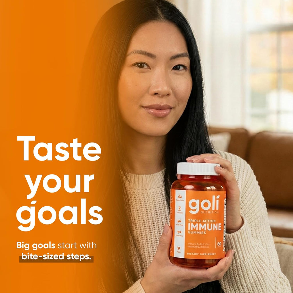 Goli Nutrition Triple Action Immune Gummies 60 pzas