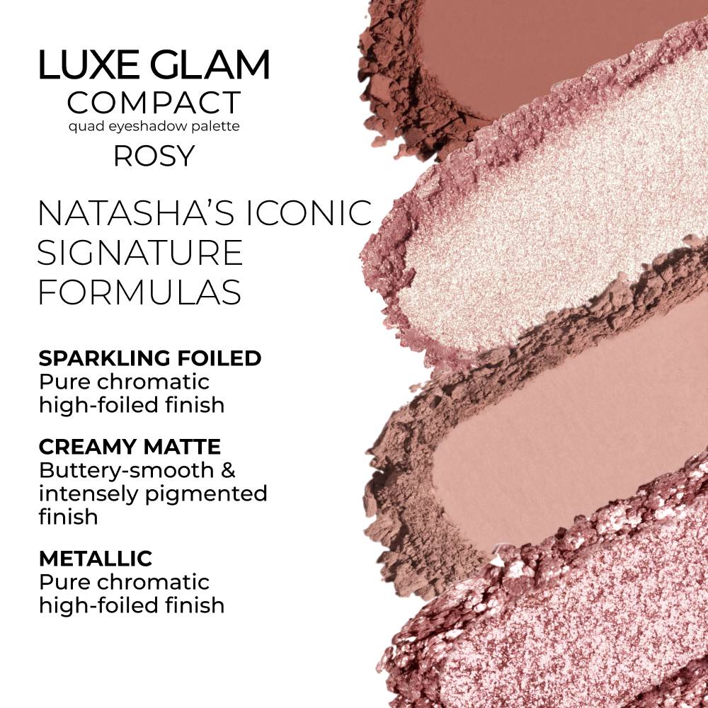 Natasha Denona Luxe Glam Compact 7.8 g / 0.275 oz Sombras (Rosy)