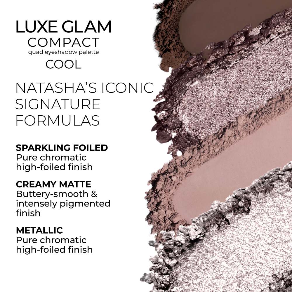 Natasha Denona Luxe Glam Compact 7.8 g / 0.275 oz Sombras (Cool)