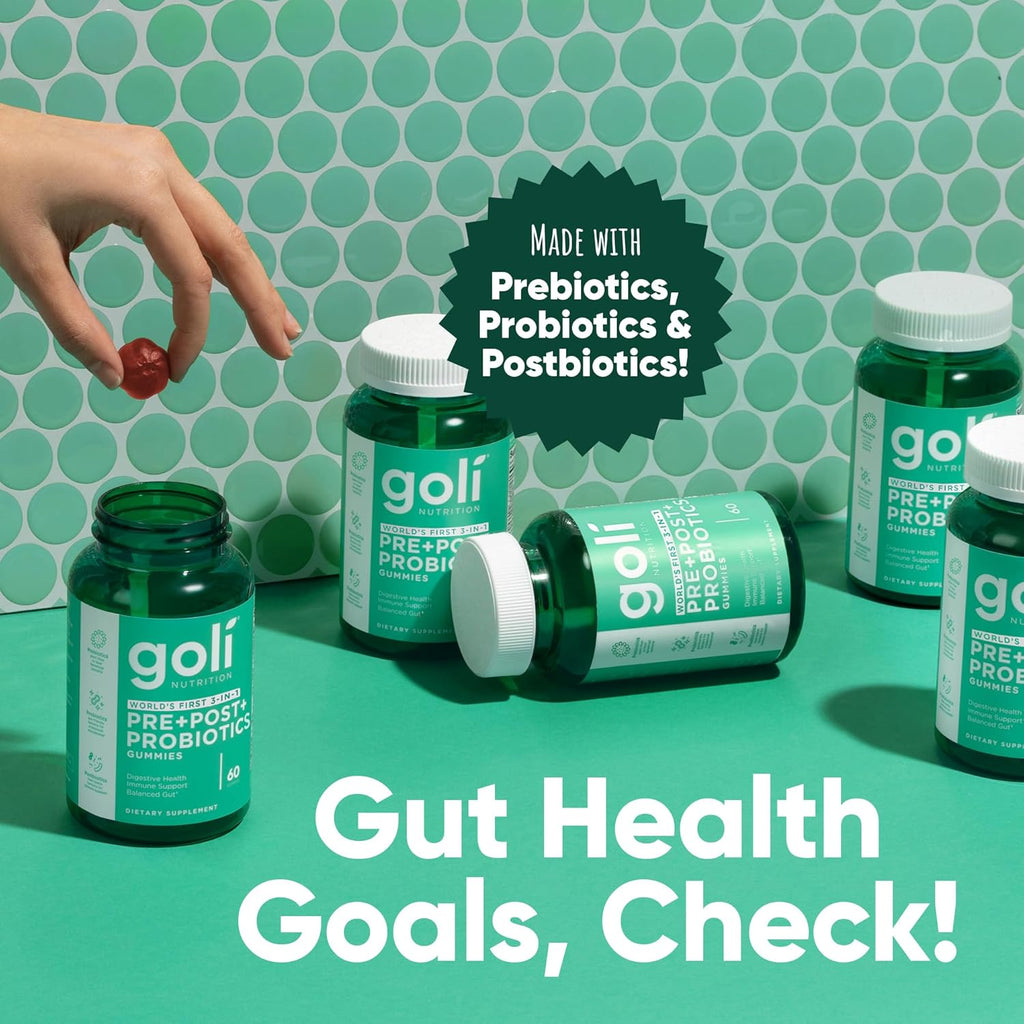 Goli Nutrition Pre+Post+Probiotics Gummies 60 pzas