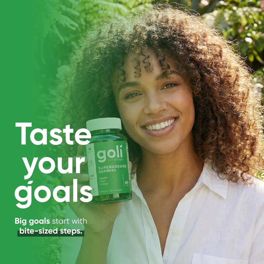 Goli Nutrition Supergreens Gummies 60 pzas