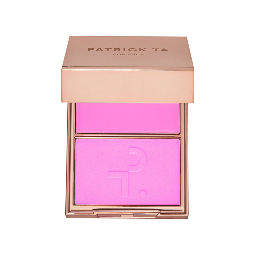 Patrick Ta  Double-Take Crème & Powder Blush (Dúo De Rubor) 0.17 oz./5.0 g (Thank Me Later)