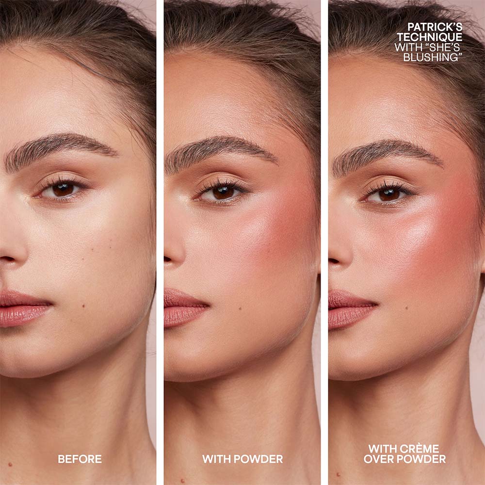 Patrick Ta  Double-Take Crème & Powder Blush (Dúo De Rubor) 0.17 oz./5.0 g (Thank Me Later)