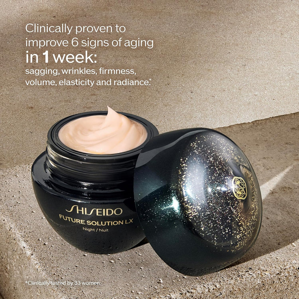 Outlet Shiseido Future Solution LX 50 ml. Net. Wt. 1.7 oz. (Sin caja, envase con detalle estético)