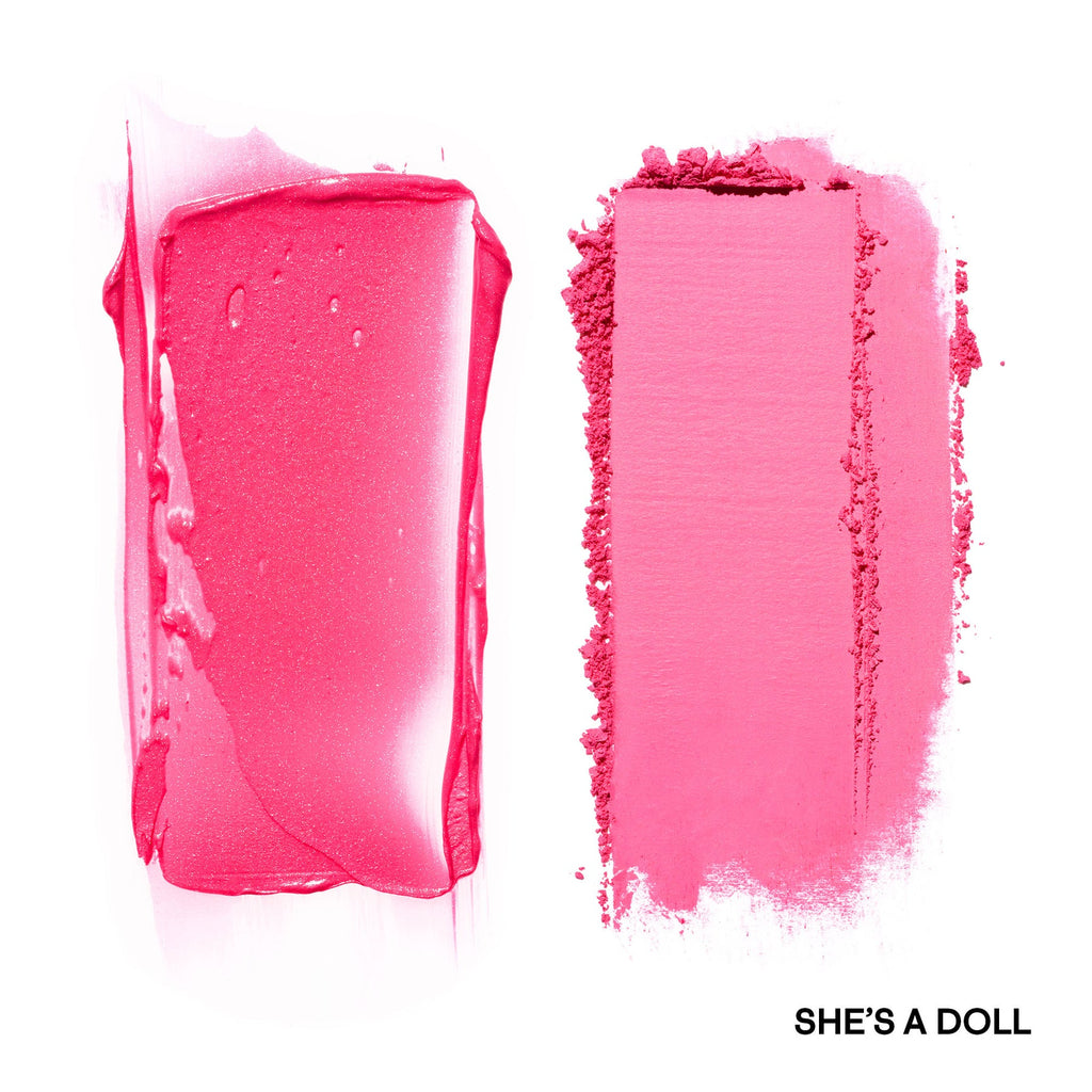Patrick Ta  Major Headlines Double-Take Crème & Powder Blush Duo (Dúo De Rubor) 0.17 oz./5.0 g (She´s A Doll)
