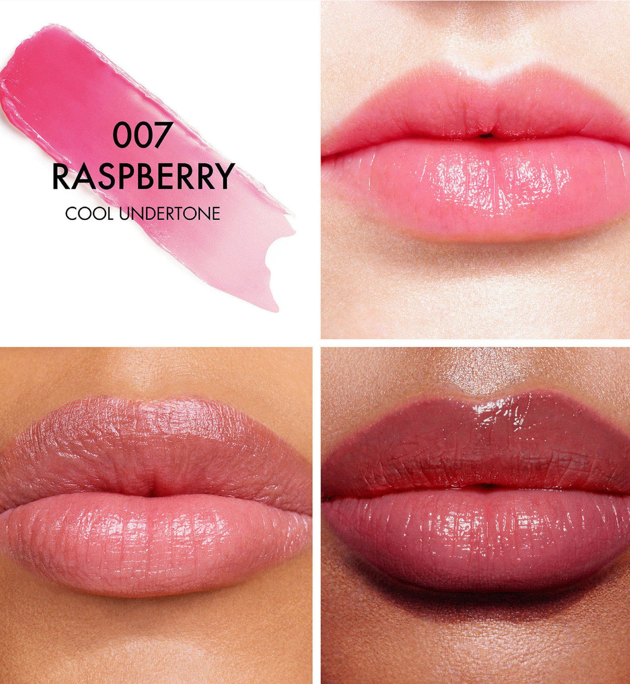 Dior Addict Lip Glow (007 Raspberry) 3,2 g. / Net Wt. 0.11 oz.