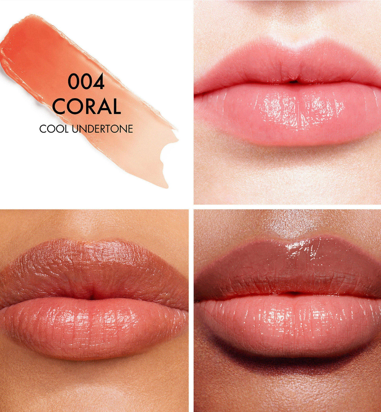 Dior Addict Lip Glow (004 Coral) 3,2 g. / Net Wt. 0.11 oz.