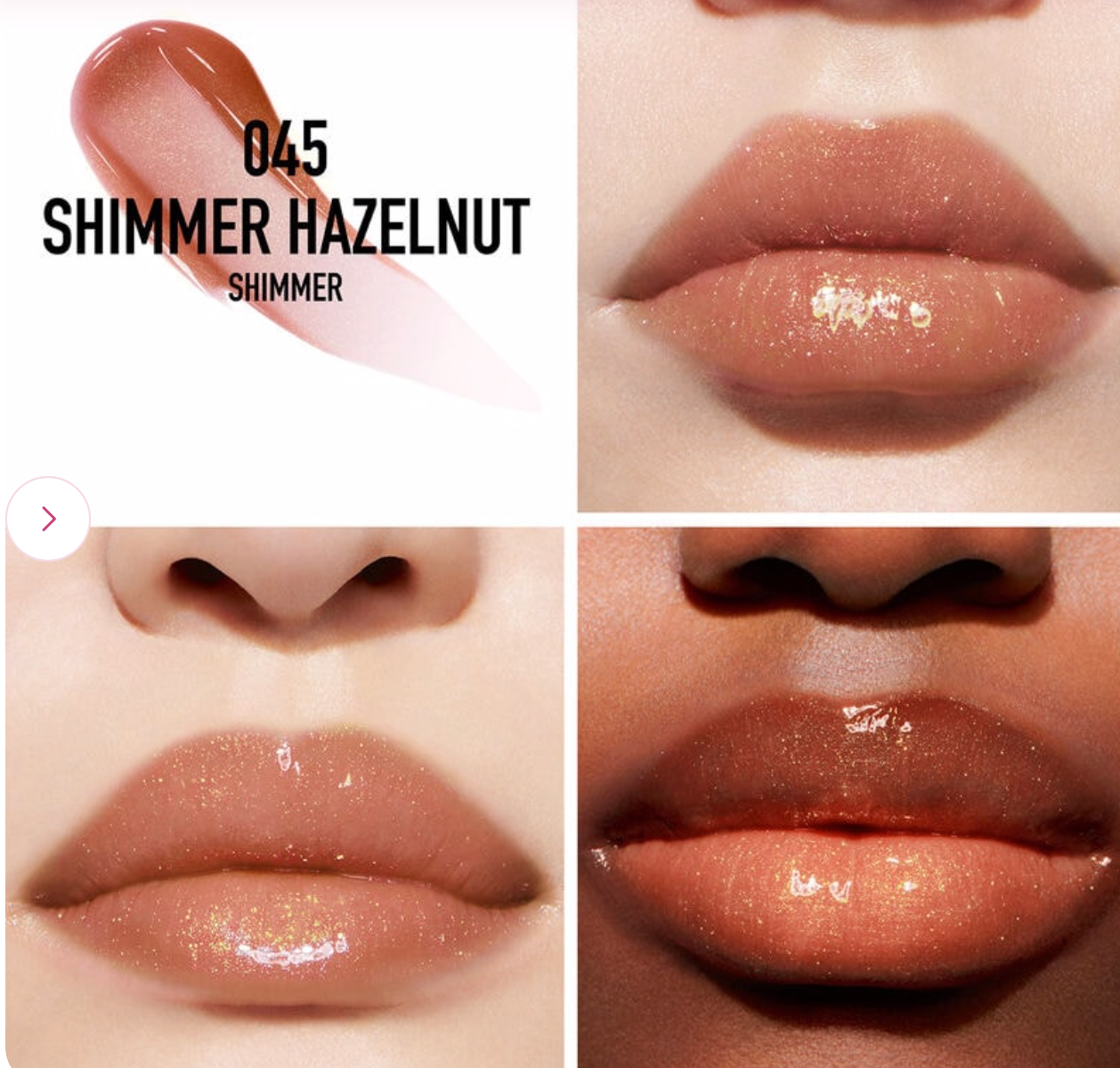 Dior Addict Lip Maximizer 6 ml. - 0.20 fl.oz. (045 Shimmer Hazelnut)