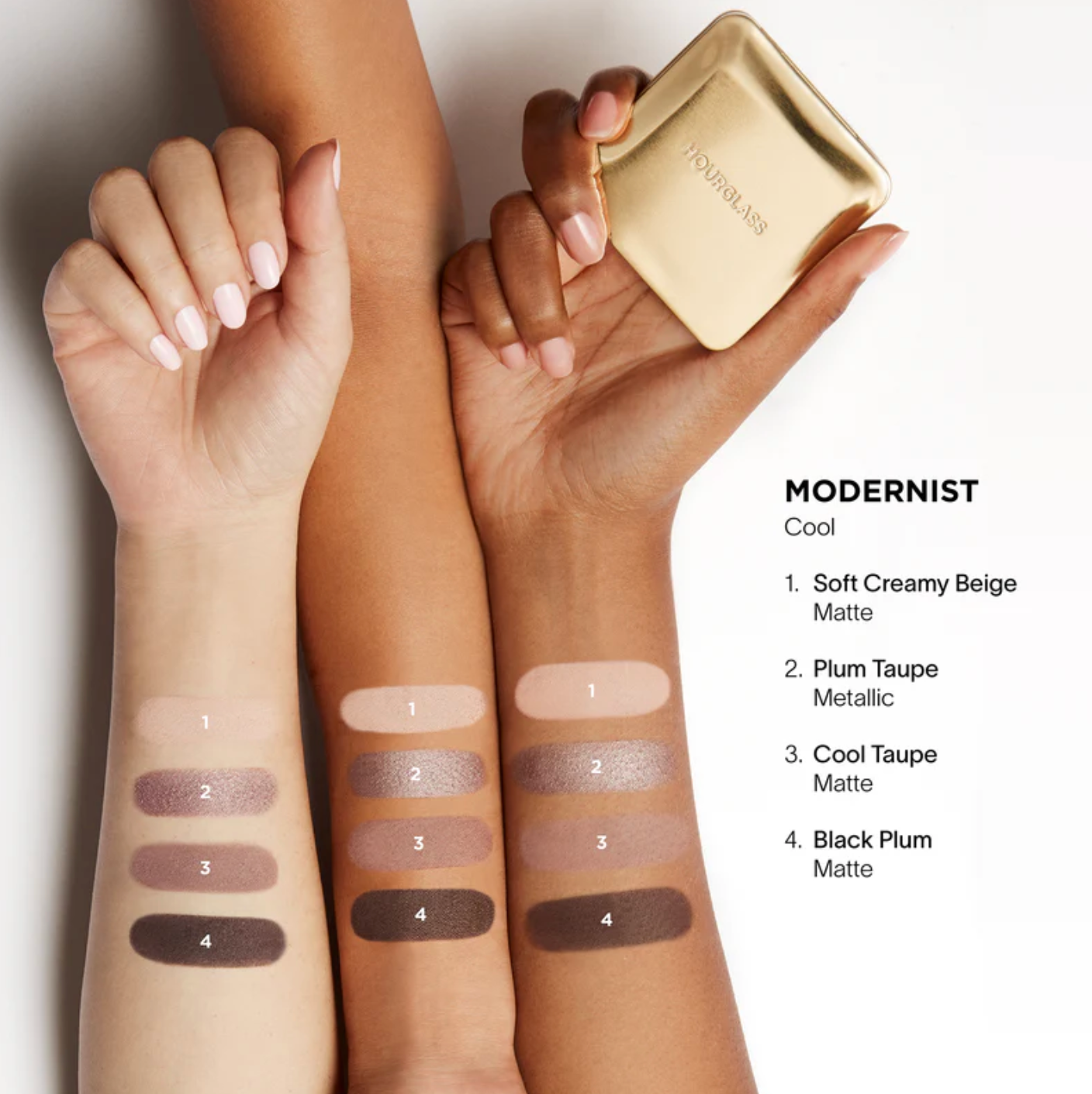 Hourglass Curator Eyeshadow Palette .03 oz. / 1 g (X4) (Modernist)