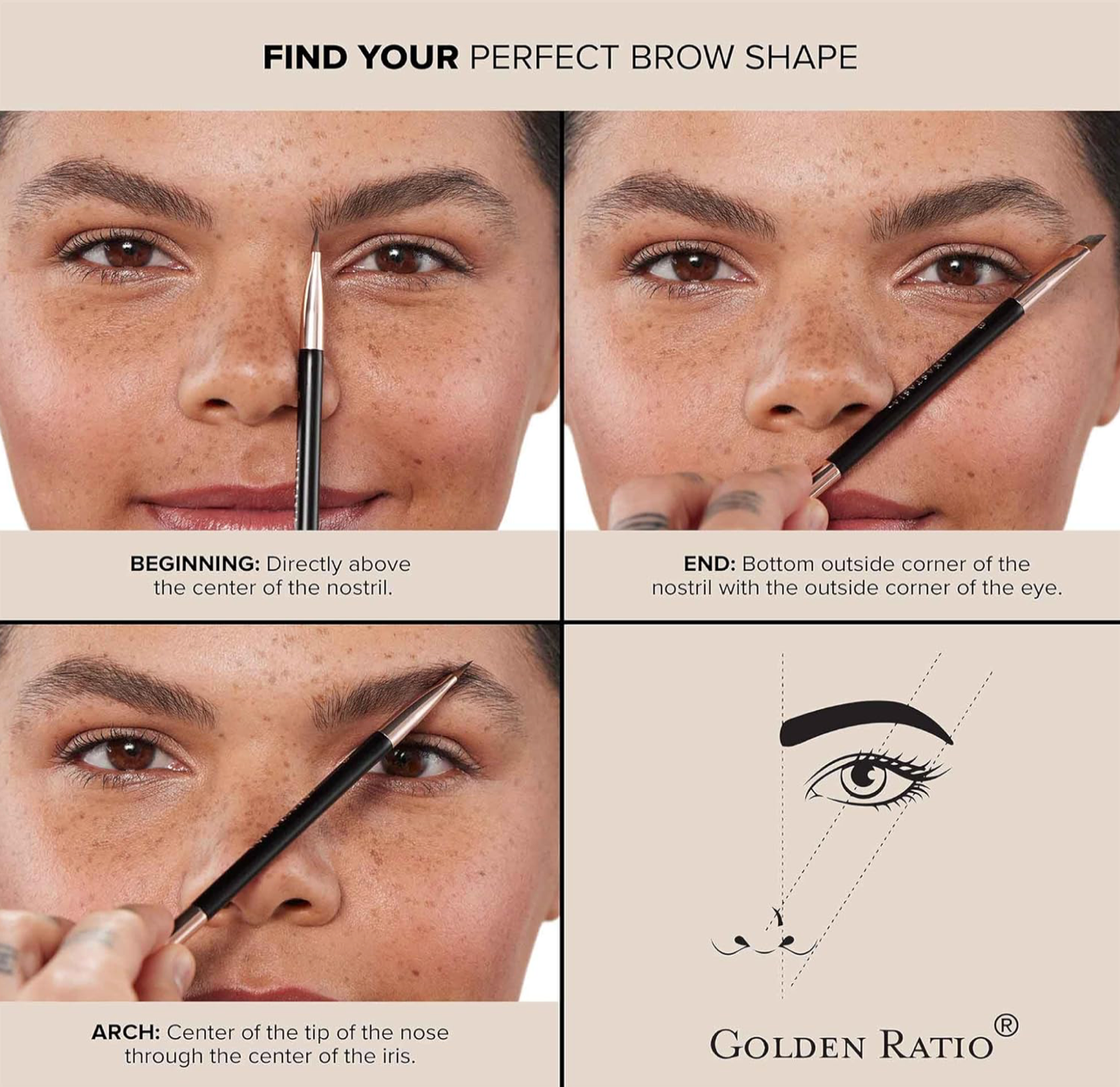 Anastasia Beverly Hills Brow Pen 0.5 mL/0.017 Fl. Oz. (Granite)