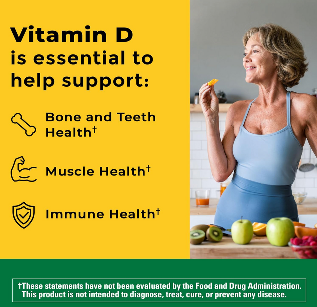 Nature Made D3 1000 IU (25 mcg) 100 Tablets