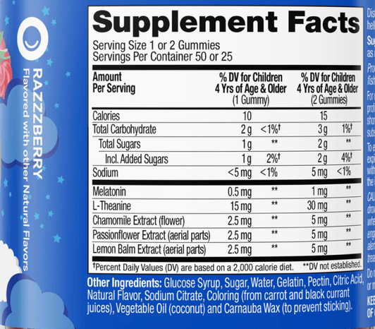 Olly Kids Sleep For Occasional Sleep Support (70 Gummies)
