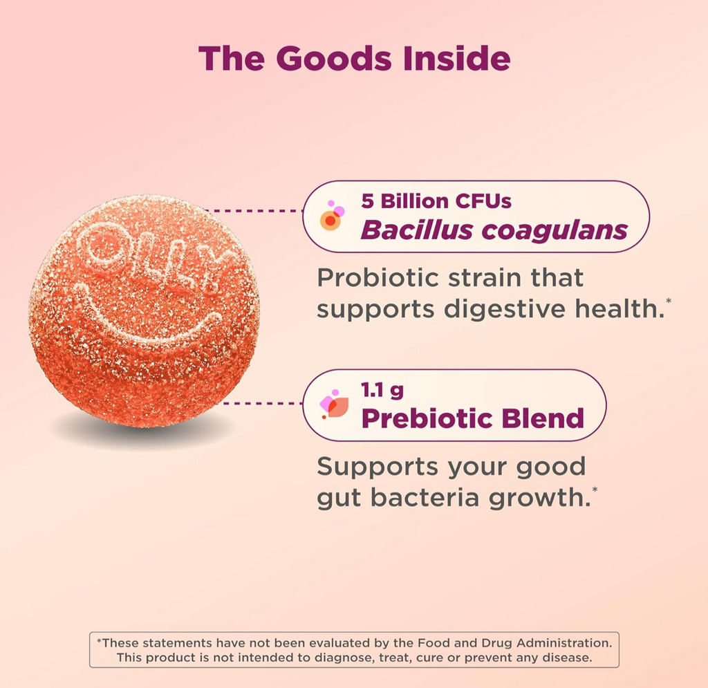 Olly Probiotic +Prebiotic (30 Gummies)