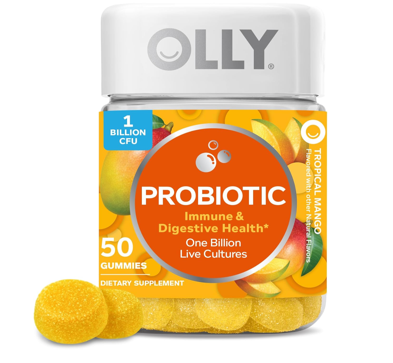 Olly Probiotic Immune & Digestive Healt (50 Gummies)