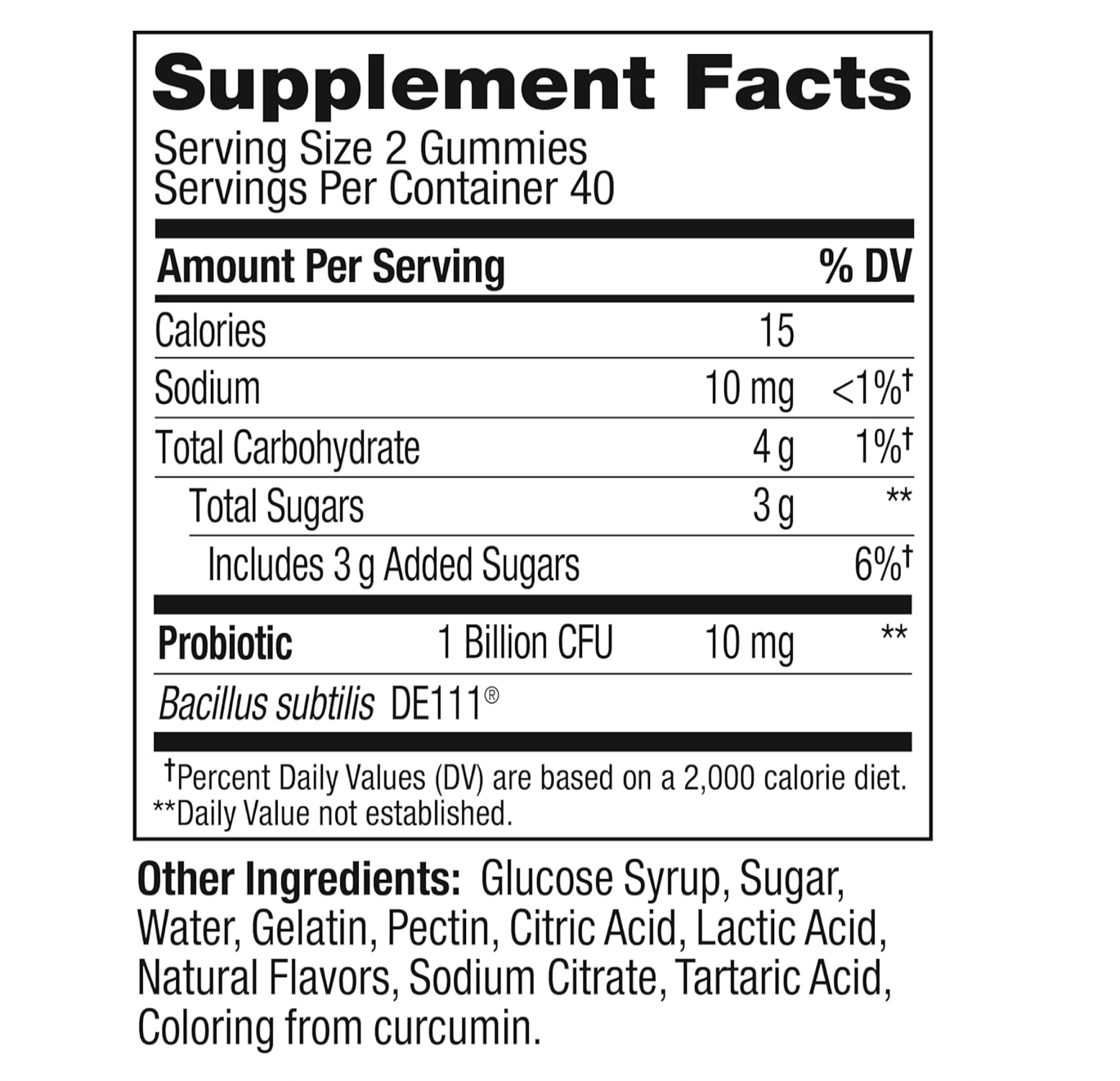 Olly Probiotic Immune & Digestive Healt (50 Gummies)