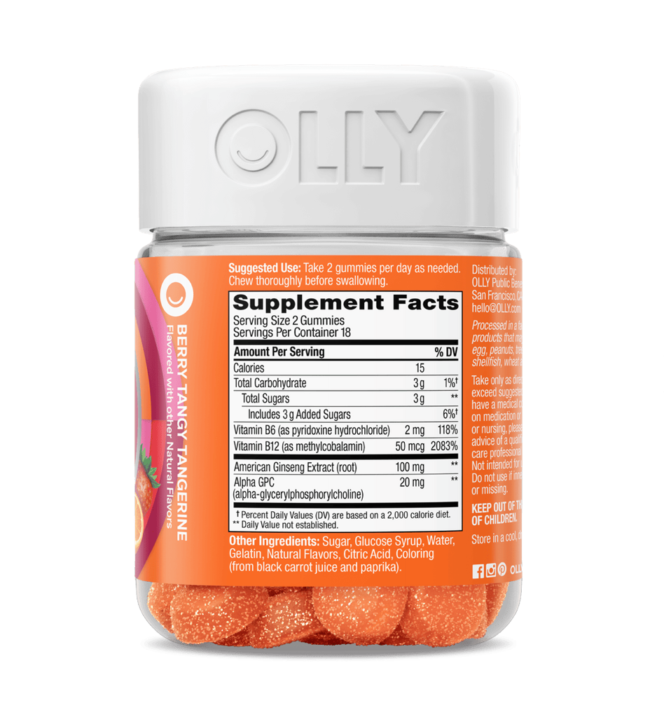 Olly Laser Focus Get In The Zone & Think Sharper (36 Gummies)