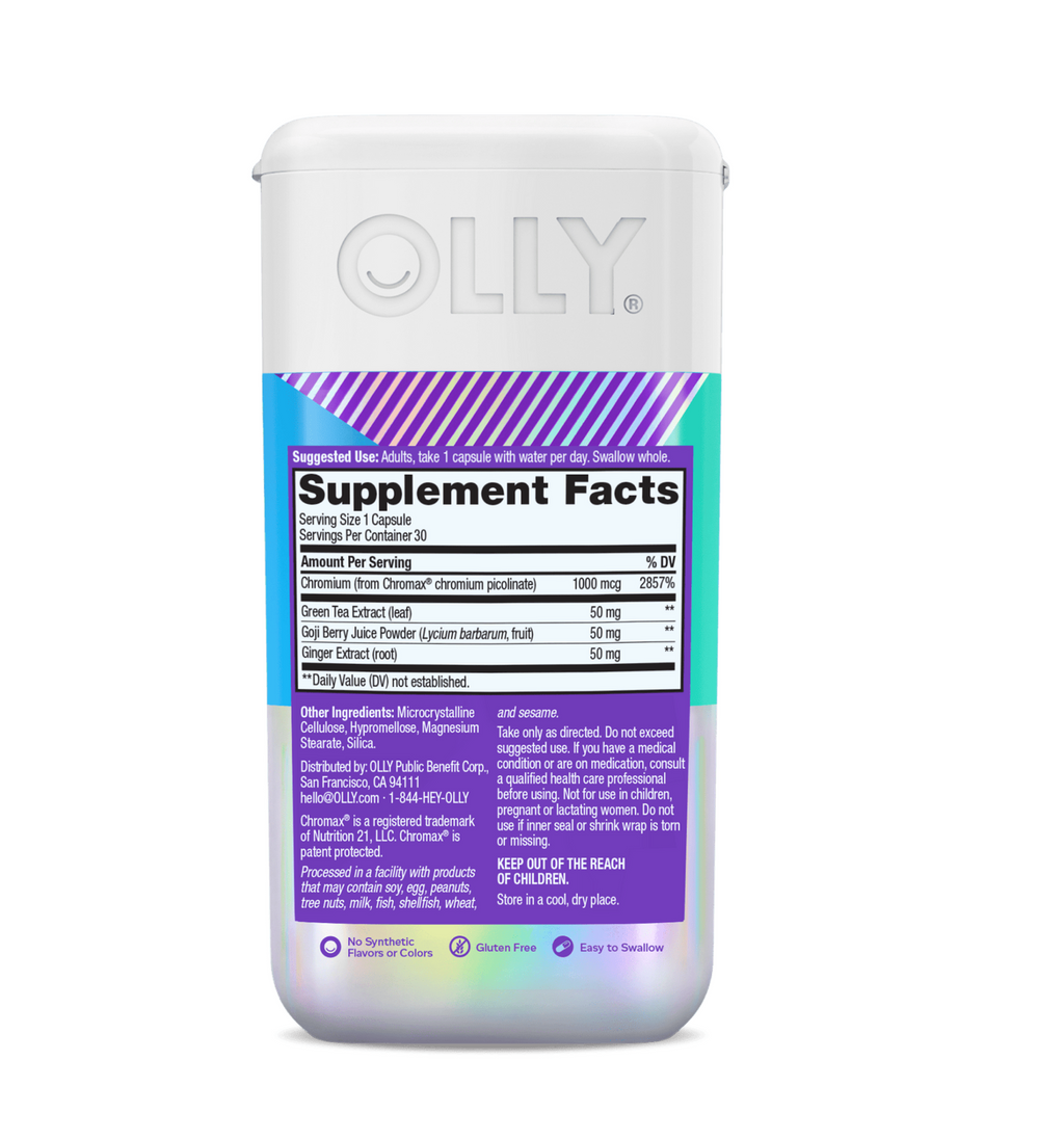 Olly Combat Cravings Reduce Cravings & Supports Metabolism (30 Capsules)