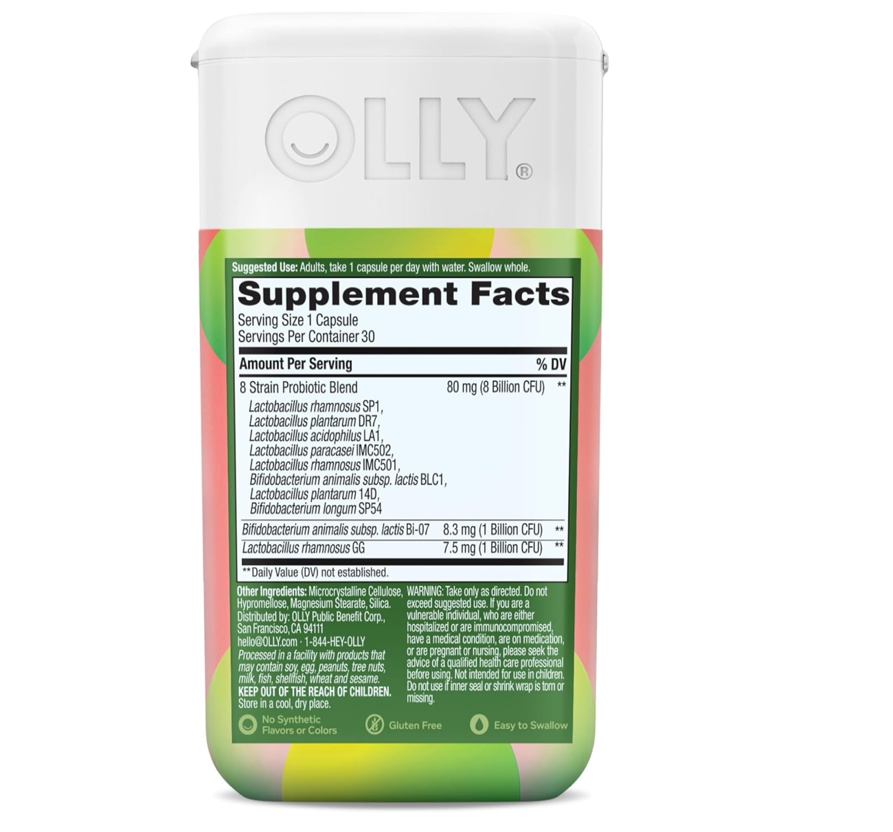 Olly Big 10 Probiotic (30 Capsules)