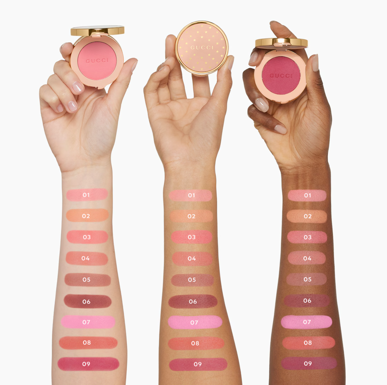 Gucci Blush De Bauté Cheeks & Eyes Powder Luminous Matte 5.5 g. (Radiant Pink 03)
