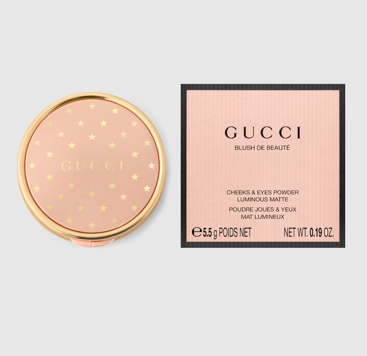 Gucci Blush De Bauté Cheeks & Eyes Powder Luminous Matte 5.5 g. (Bright Coral 04)