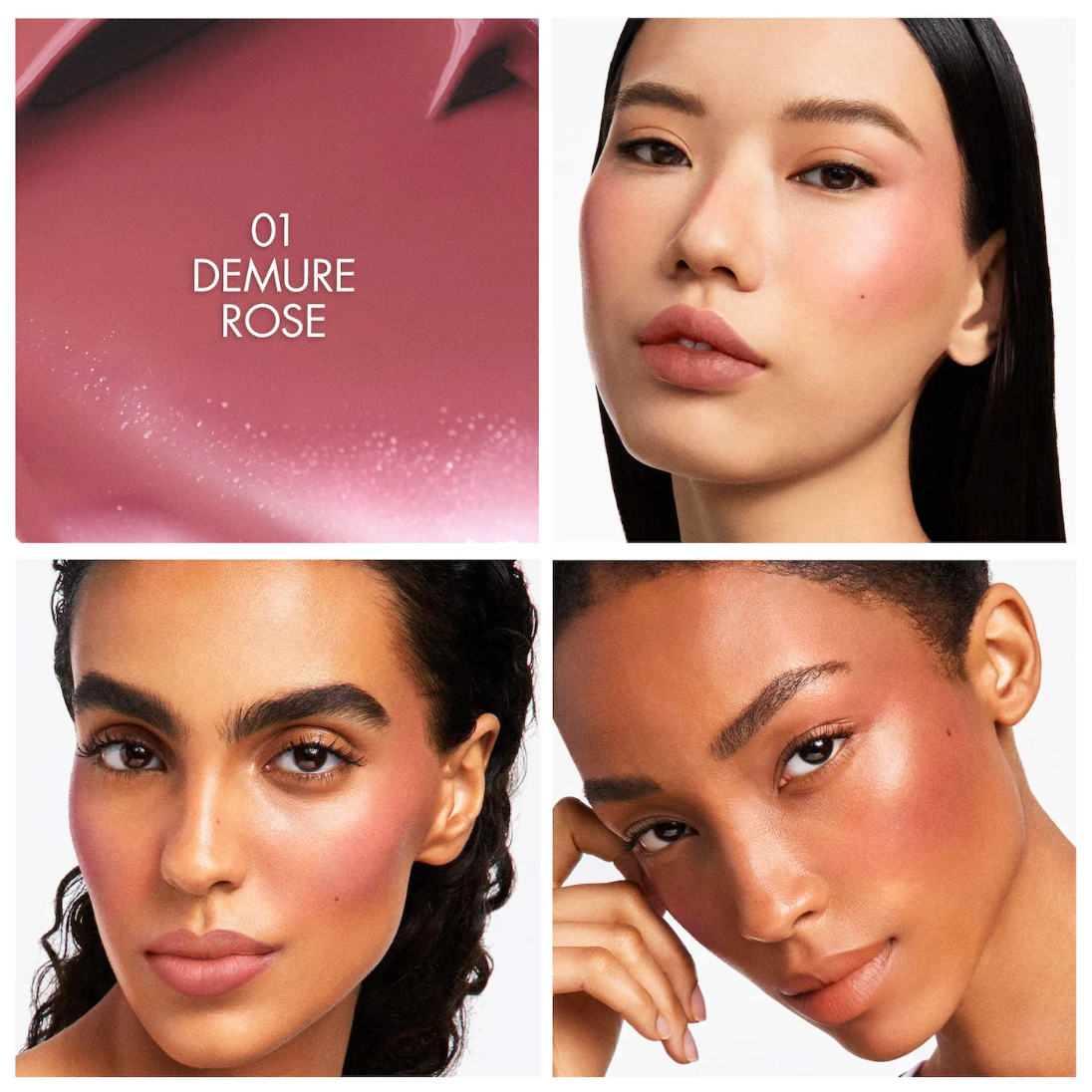 Dolce &amp; Gabbana Cherry Glaze Bar 24H Glow Blush Stick 11 g (01 Demure Rose)