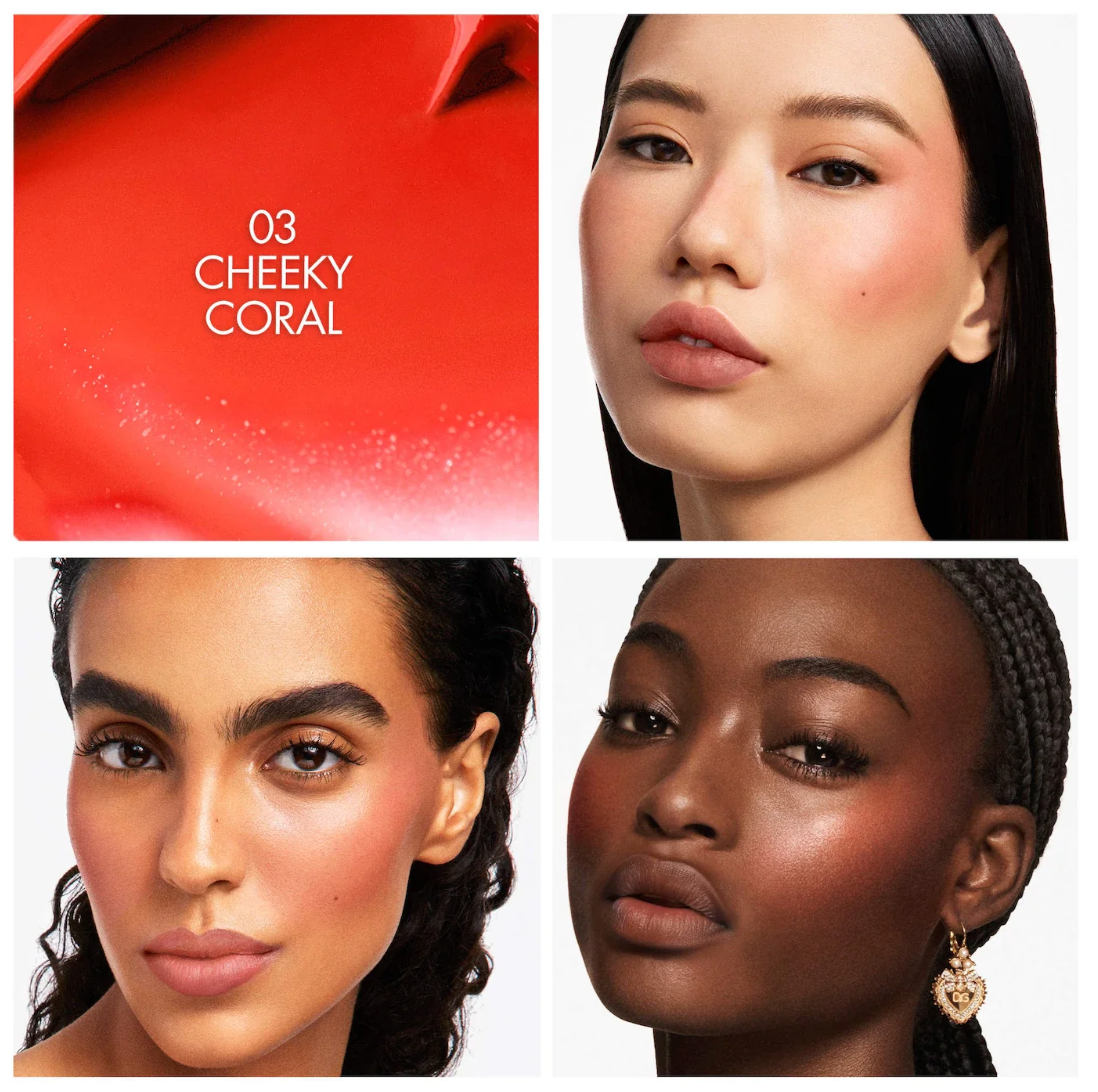 Dolce &amp; Gabbana Cherry Glaze Bar 24H Glow Blush Stick 11 g (03 Cheeky Coral)