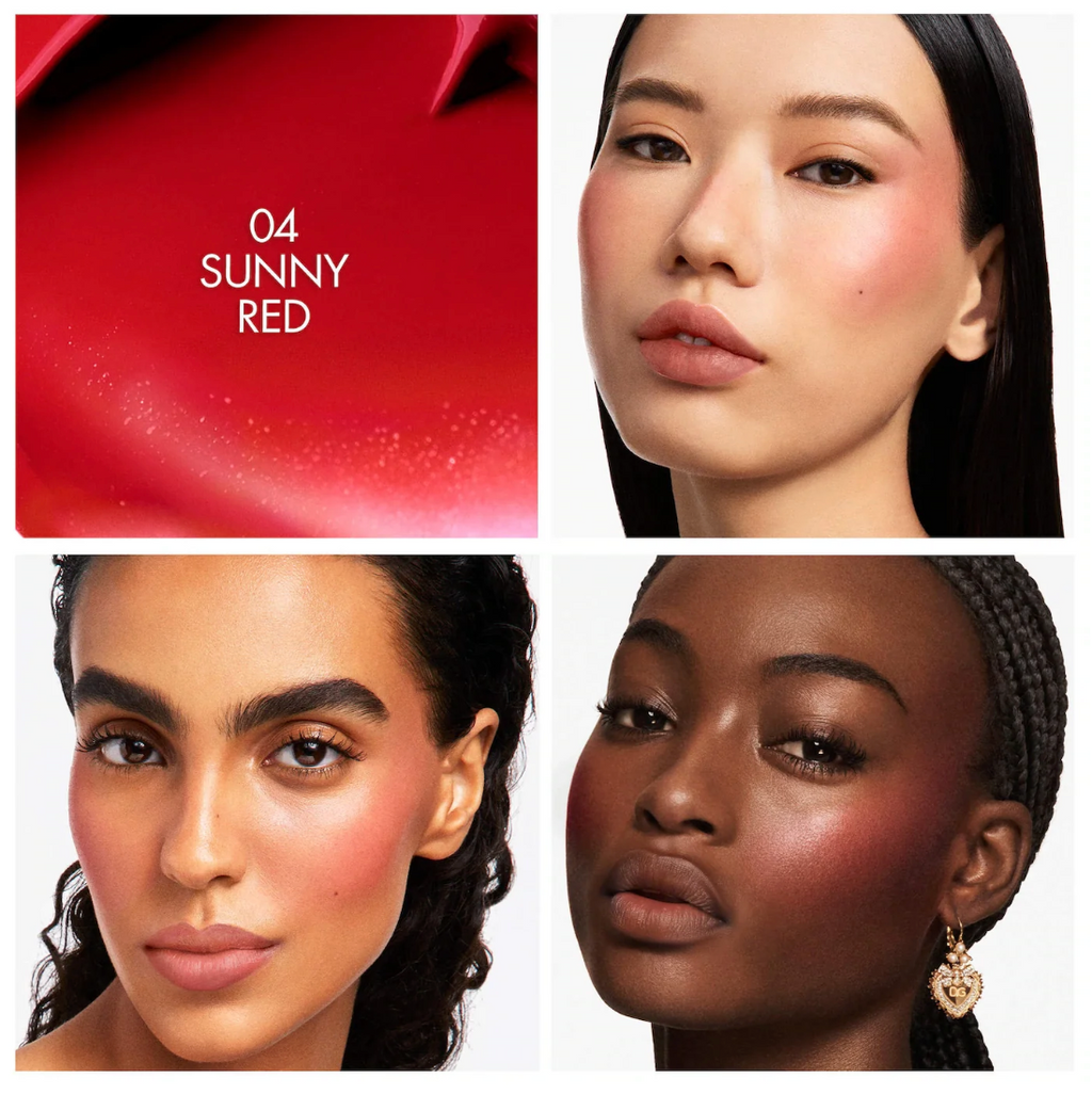 Dolce &amp; Gabbana Cherry Glaze Bar 24H Glow Blush Stick 11 g (04 Sunny Red)