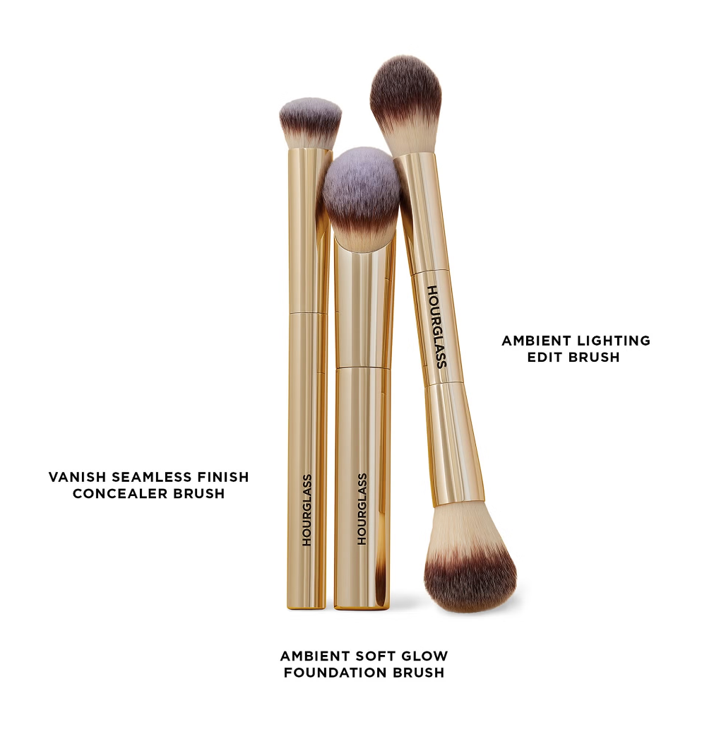 Hourglass Complexion Essentials Brush Set Dragon (Set de Brochas) Edición Limitada 3 pzas.