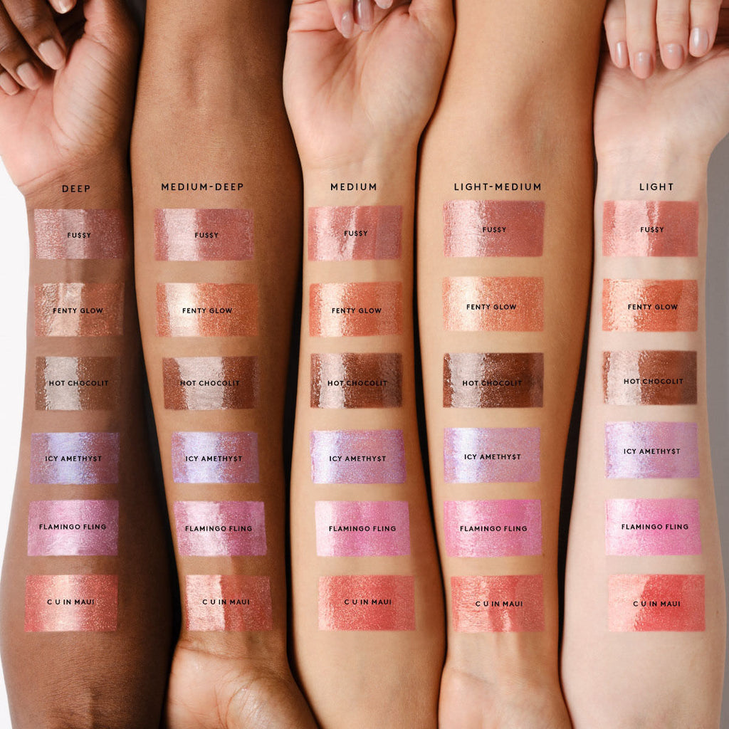 Fenty Beauty Gloss Bomb Stix High-Shimmer Sloss Stick 3.6 g / 0.12 oz (Icy Amethy$t 04)