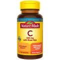 Nature Made C 500 mg With Rose Hips (Vitamina C y Rosa Mosqueta) 130 Cápsulas