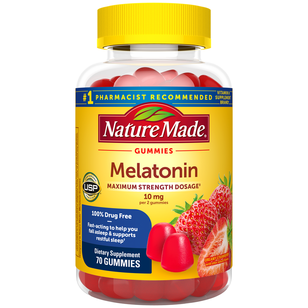Nature Made Melatonin Maximum Strenght Dosage (70 Gummies)