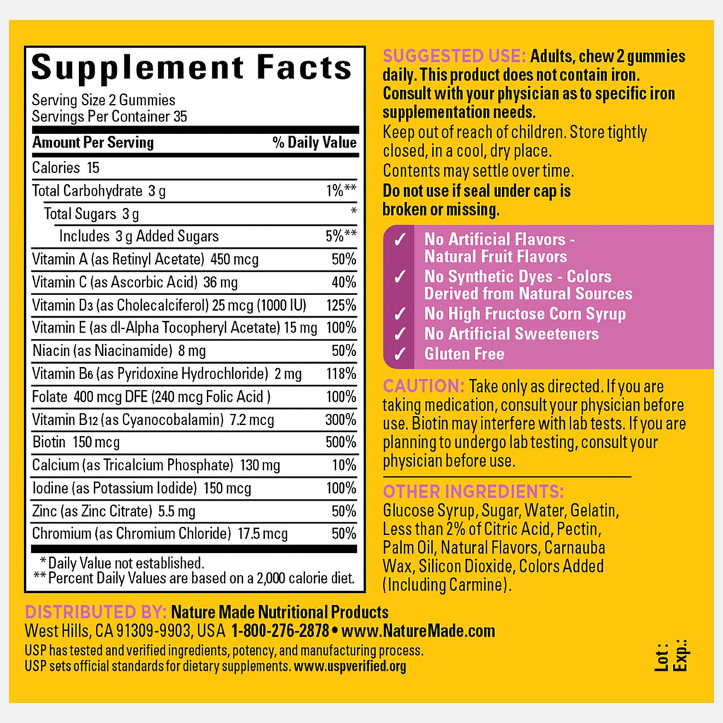 Nature Made Multi Her Gummies (70 Gummies)